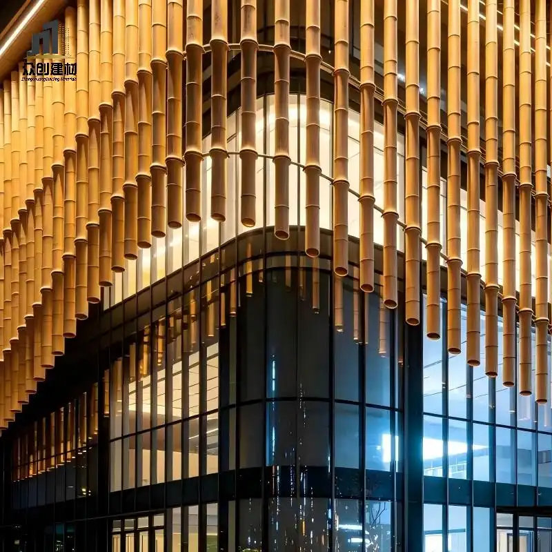 Bamboo Pattern Aluminum Tube